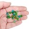 Green Czech Glass Bead Charms, 10 pc 6mm Faceted Bead Dangle Charms, Adorabilites
